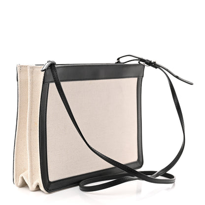 Balenciaga Cotton Canvas Pochette Crossbody Bag Black 3 of 11