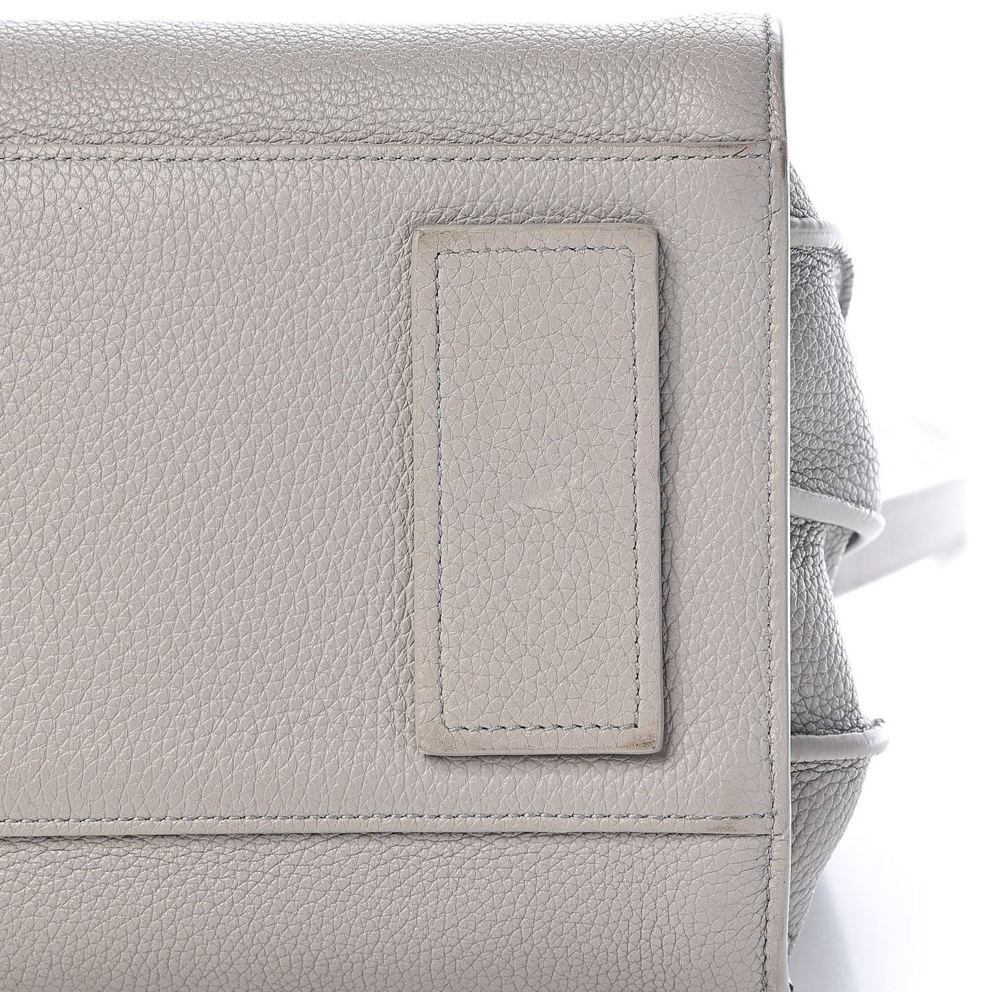 Grained Calfskin Small Supple Sac De Jour Grey