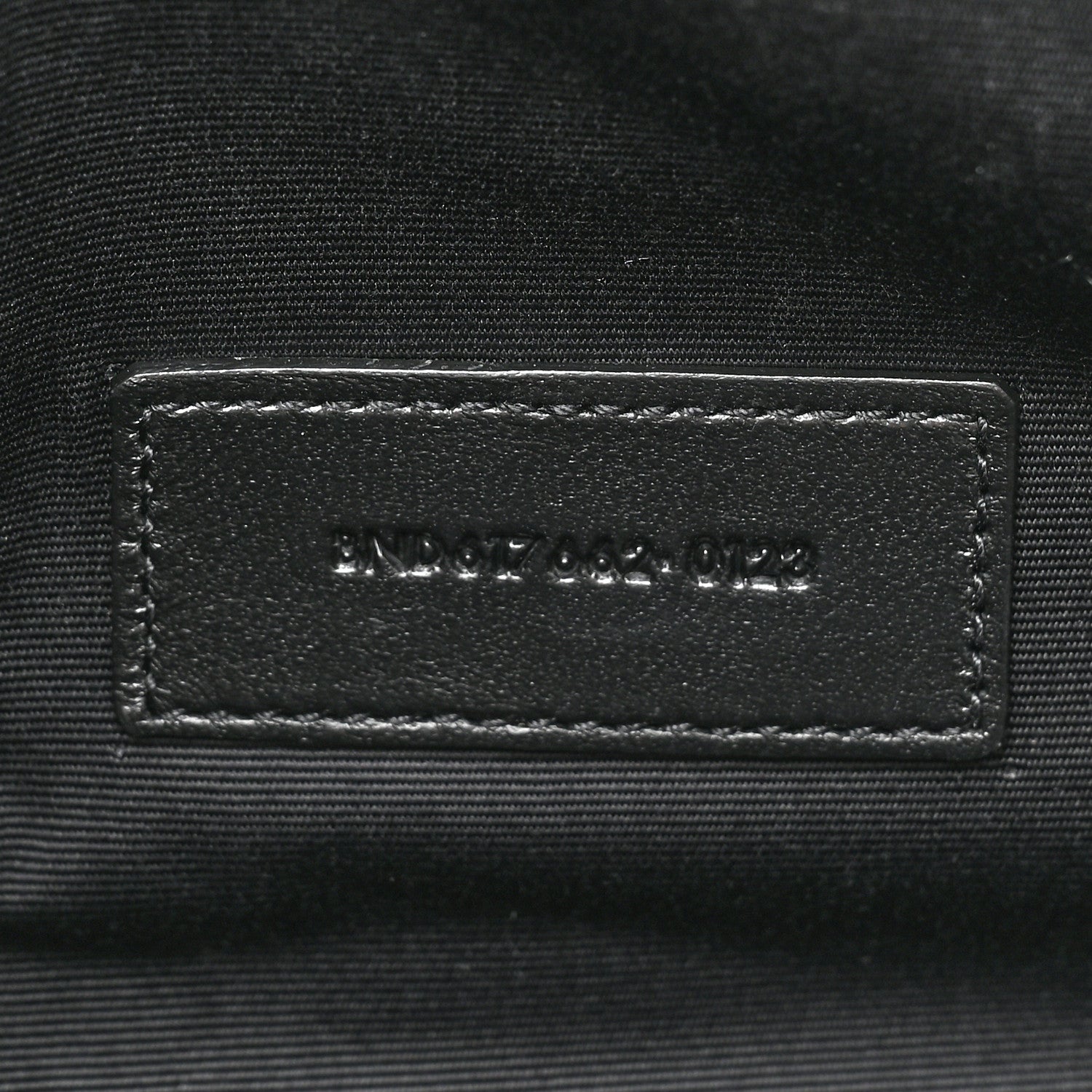 Saint Laurent Grain De Poudre Matelasse Chevron Monogram Cassandre Flap Pouch Natural Dark 6 of 10