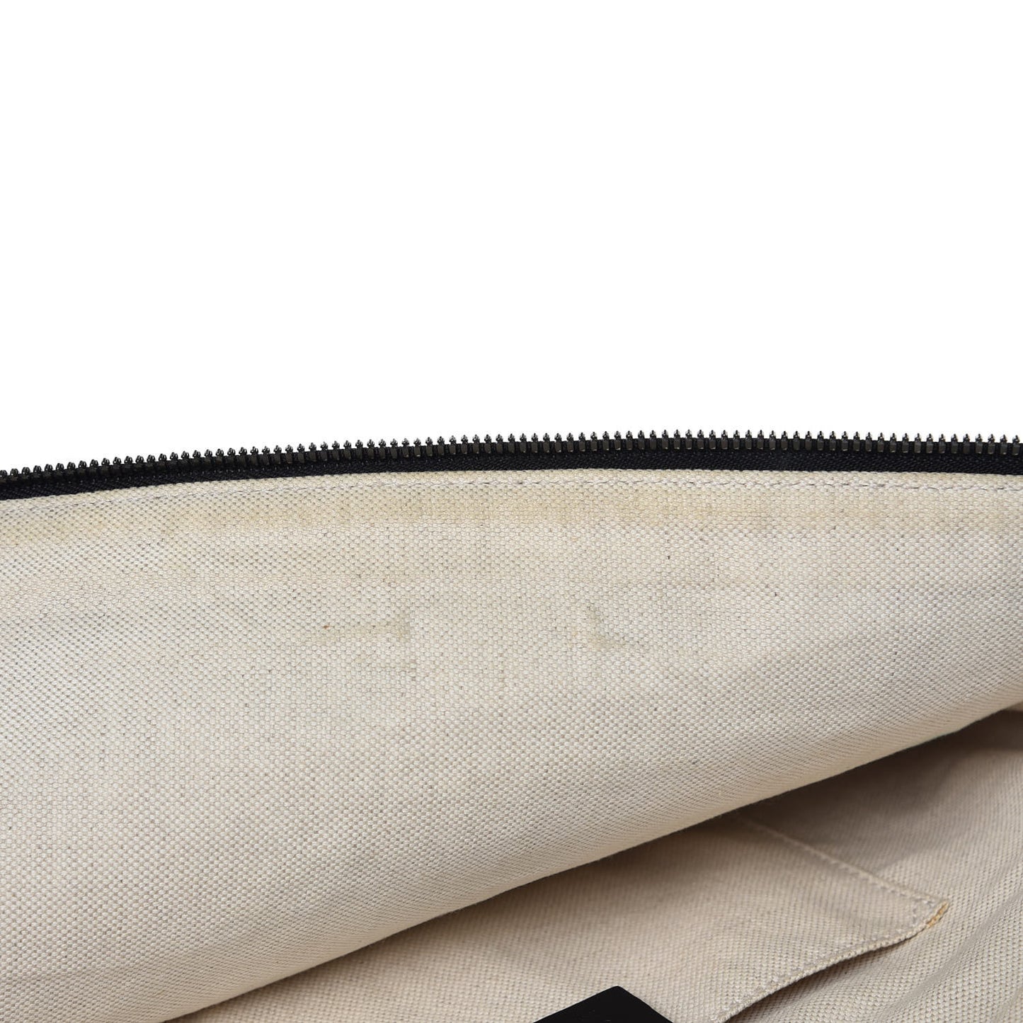 Canvas Animal Print Document Case Brown