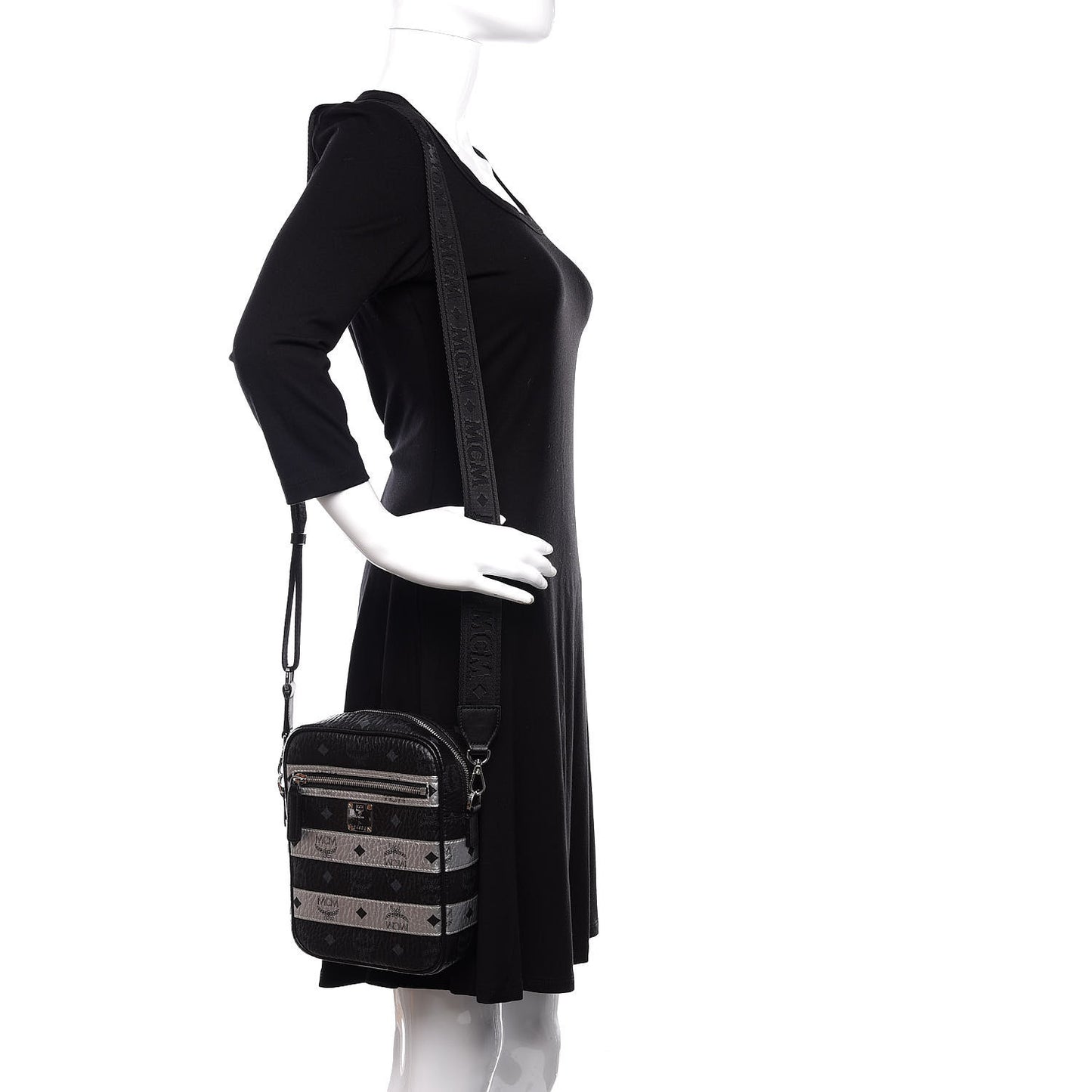Visetos Spot Crossbody Bag Black