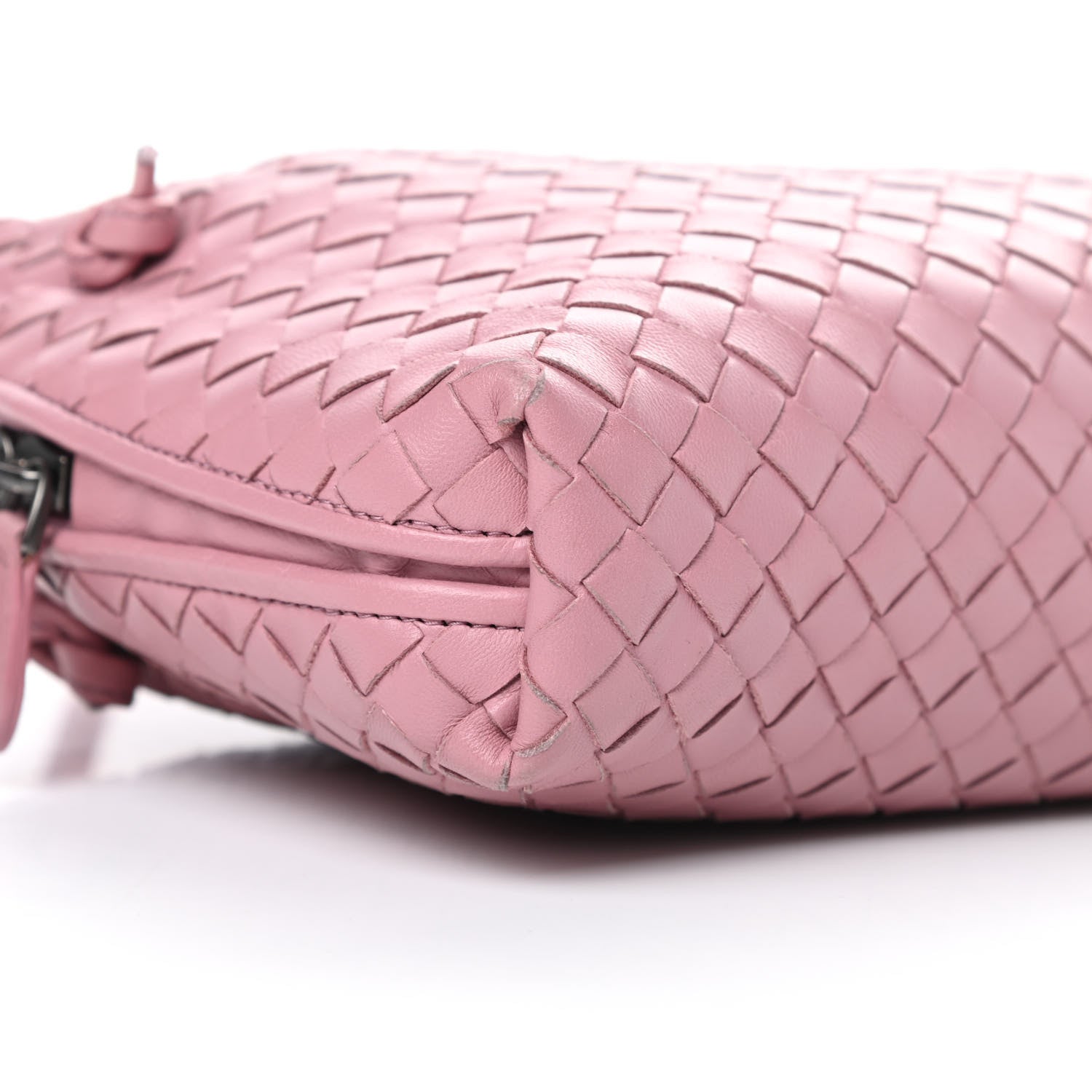 Bottega Veneta Nappa Intrecciato Pillow Crossbody Messenger Watteau 9 of 14