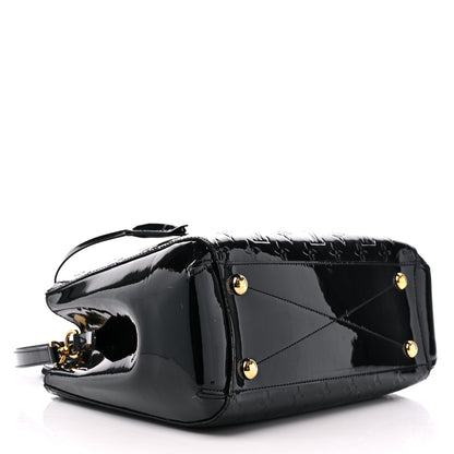 Louis Vuitton Vernis Montaigne MM Black 4 of 16