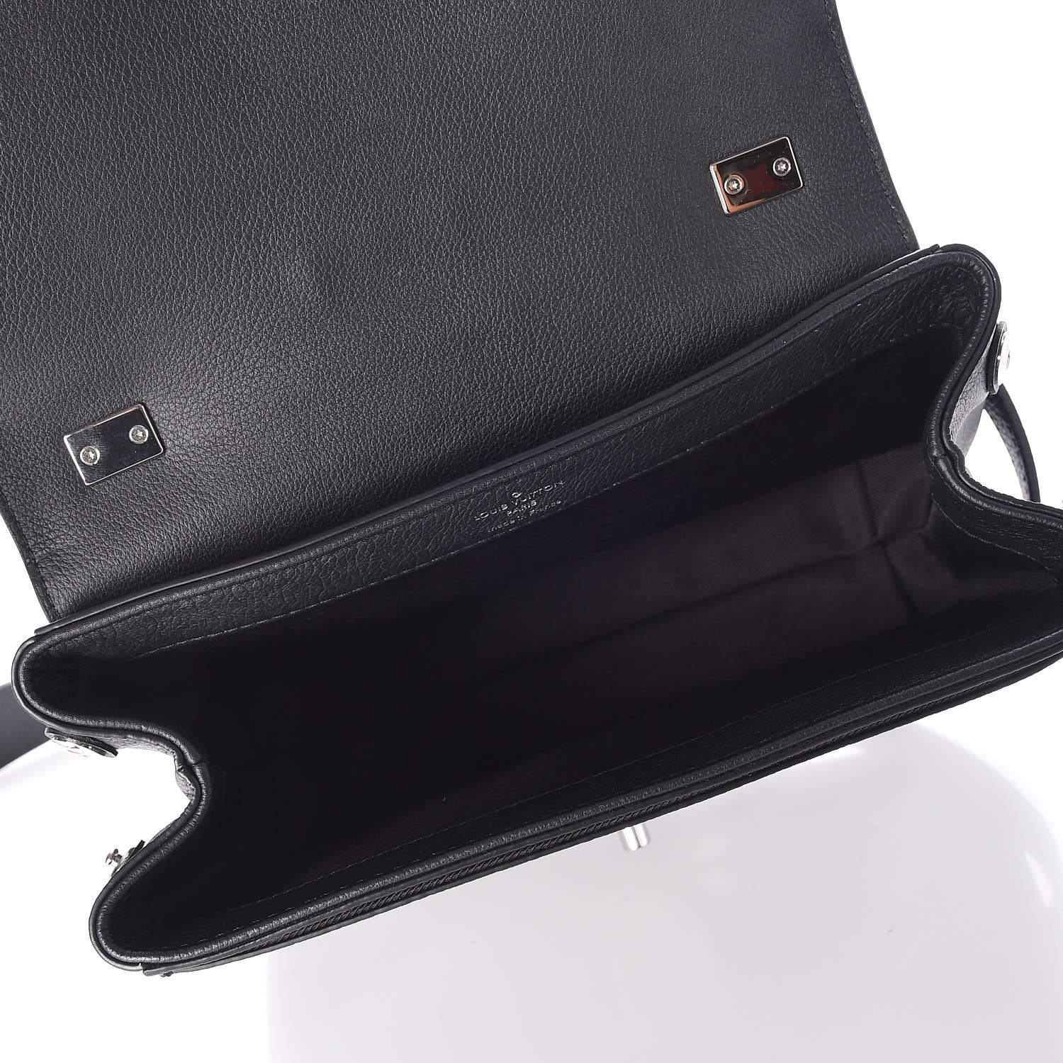 Louis Vuitton Calfskin Lockme II Chain Bag BB Black 5 of 7