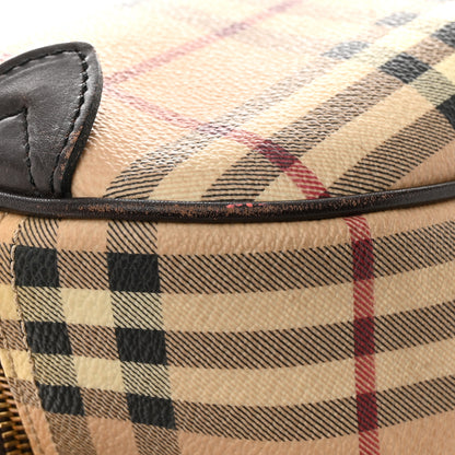 Burberry Haymarket Check Small Chester Bowling Bag Chocolate 17 of 17