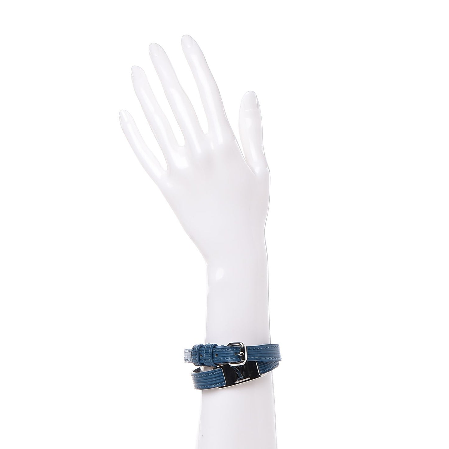 Epi Sign It Bracelet Cyan