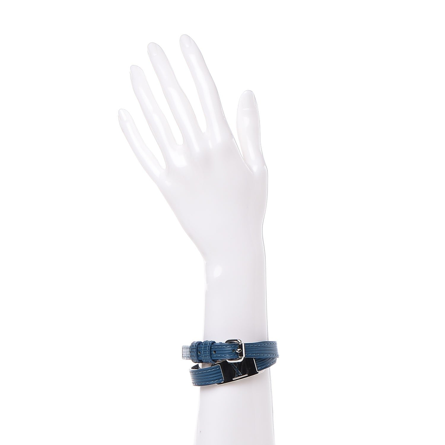 Louis Vuitton Epi Sign It Bracelet Cyan 2 of 8