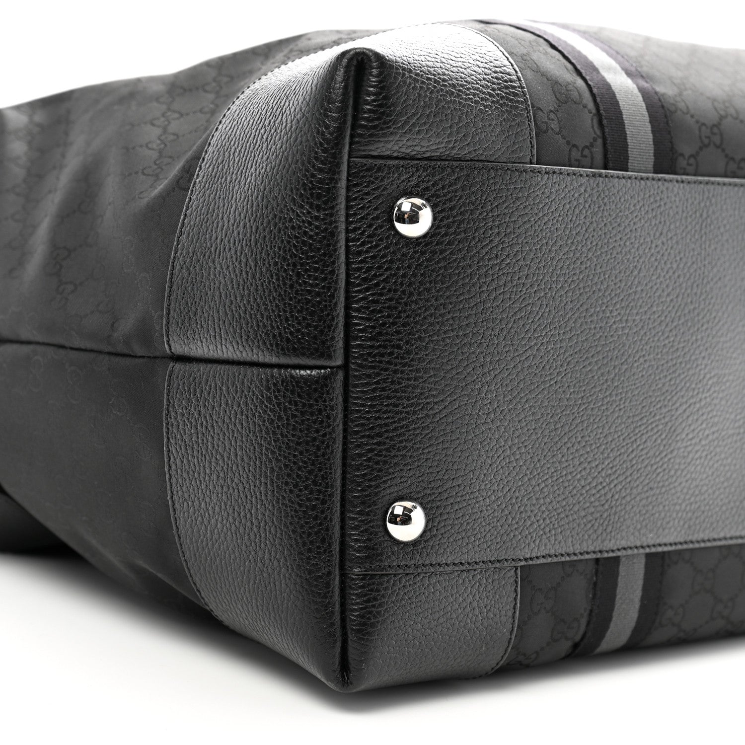 Gucci Nylon Monogram XL Duffle Bag Black 8 of 11