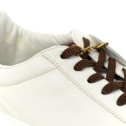 Louis Vuitton Calfskin Monogram Mens Rivoli Sneakers 8 White 10 of 10
