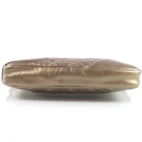 Chanel Quilted Cotton Club Pochette Bronze 5 of 12