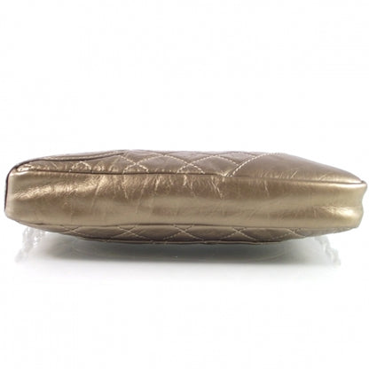 Chanel Quilted Cotton Club Pochette Bronze 5 of 12