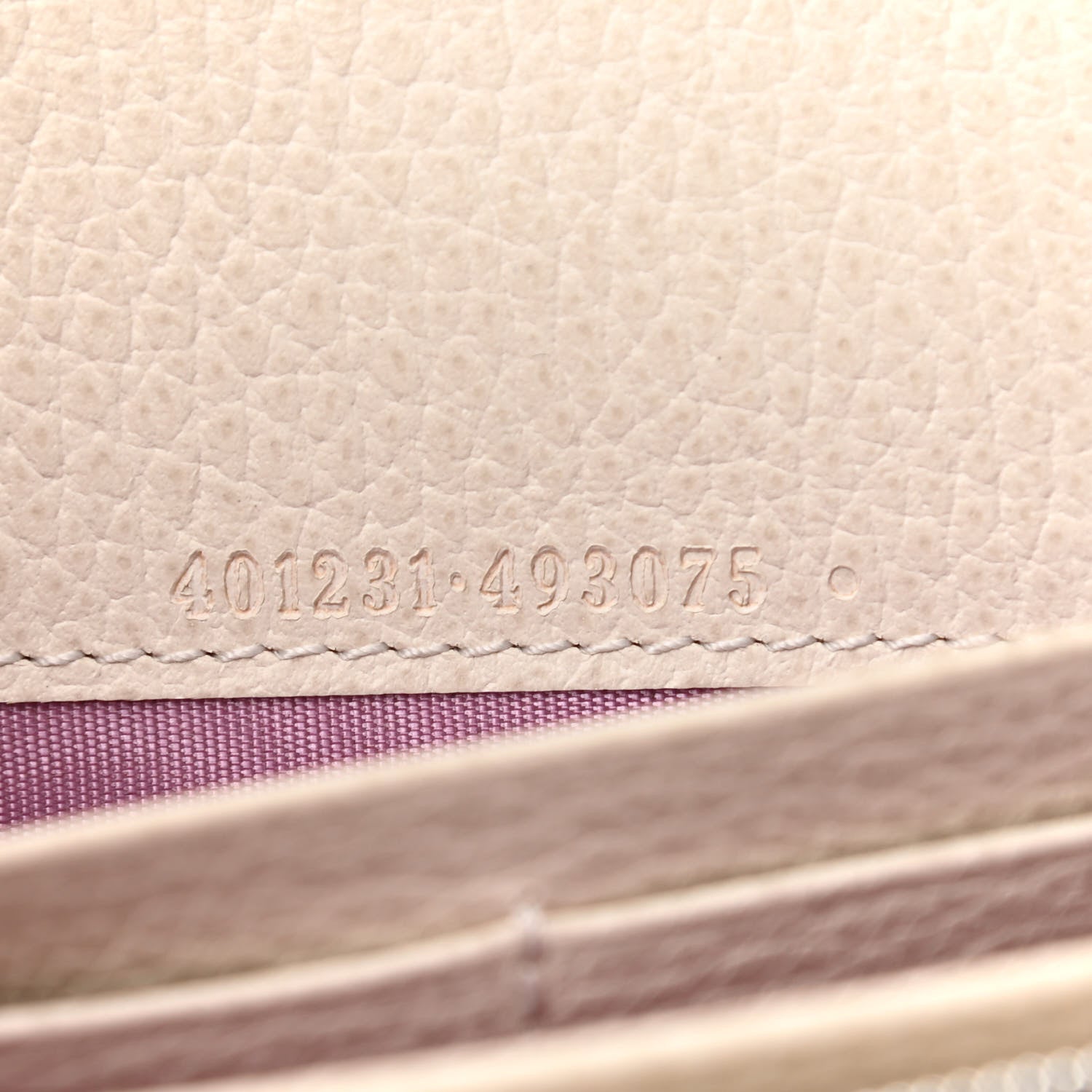 Gucci Dollar Calfskin Mini Dionysus Chain Wallet Mystic White 8 of 10
