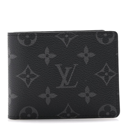 Louis Vuitton Monogram Eclipse Slender Wallet 1 of 7