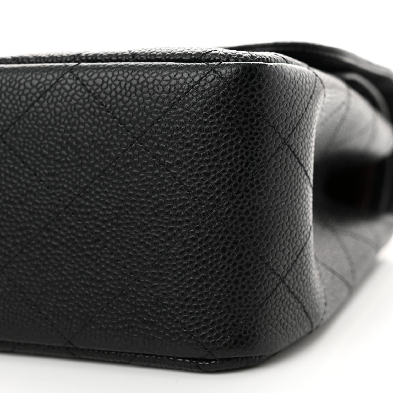 Chanel Caviar Quilted Jumbo Double Flap Black 10 of 14
