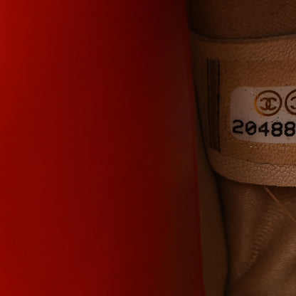 Chanel Lambskin Quilted Golden Class Wallet on Chain WOC Red 7 of 10