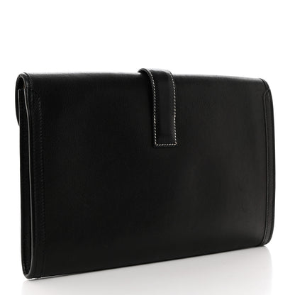 Hermes Evergrain Jige PM Clutch Black 3 of 8
