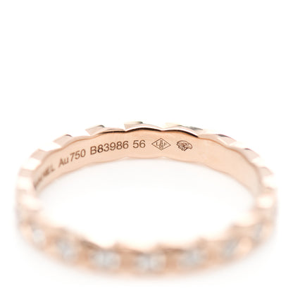 Chanel 18K Beige Gold Diamond Mini Coco Crush Ring 56 7.5 7 of 7
