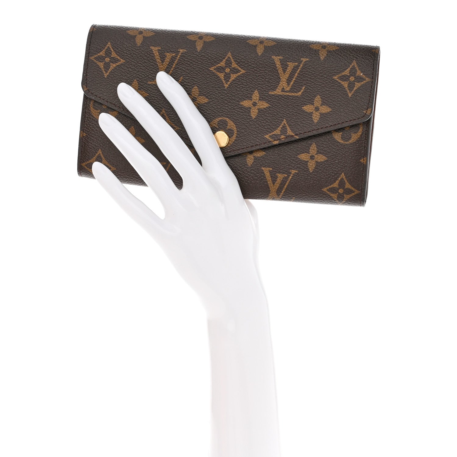 Louis Vuitton Monogram Sarah Wallet NM 2 of 7