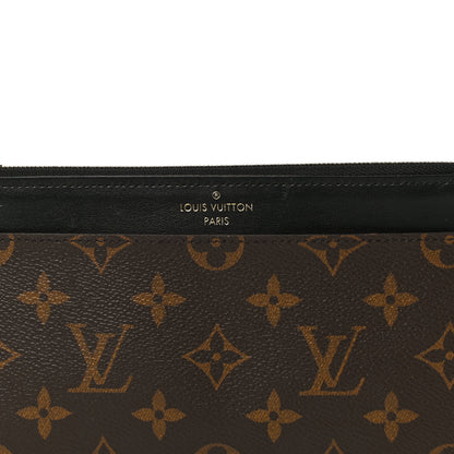Louis Vuitton Monogram Slim Purse Black 7 of 11