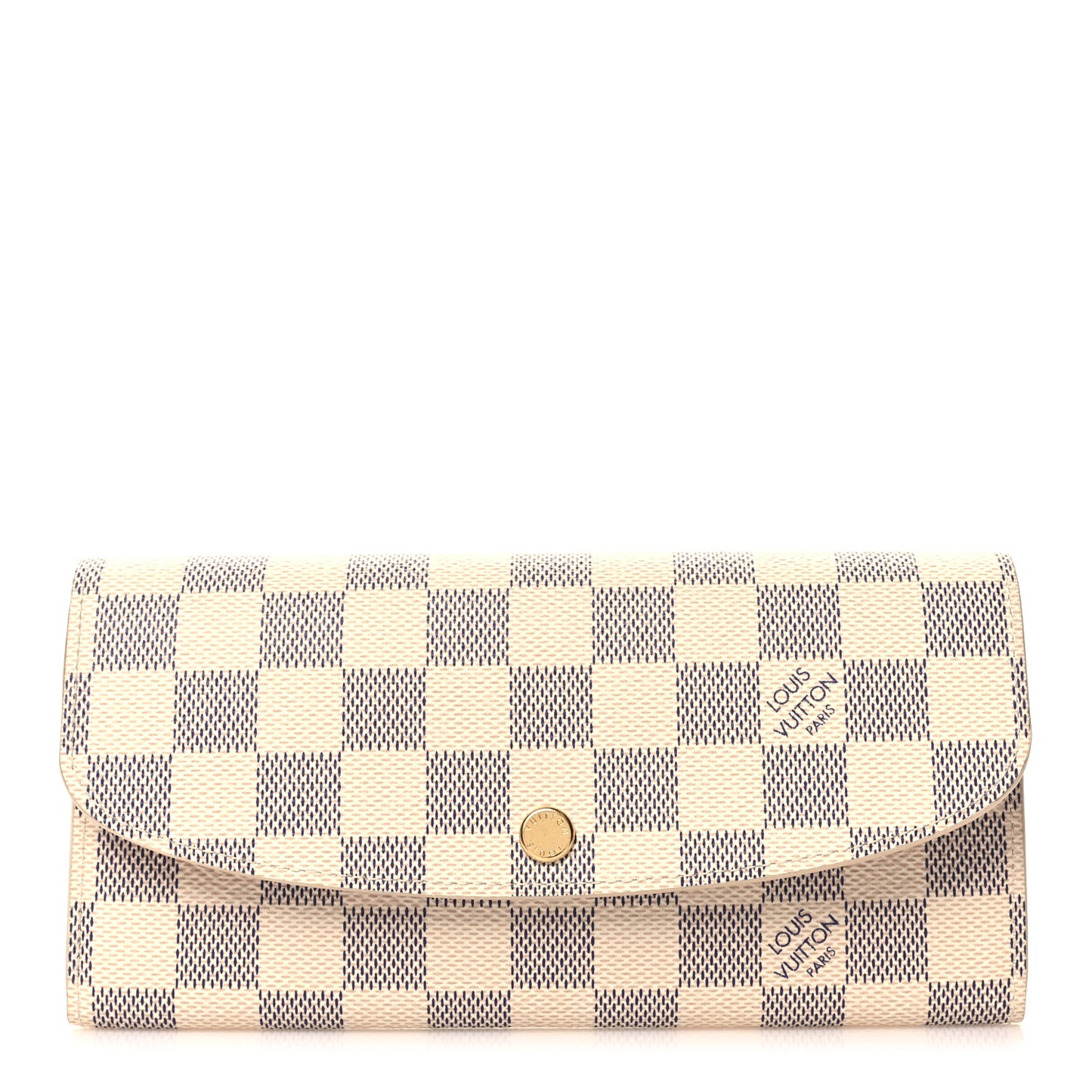 Damier Azur Emilie Wallet Rose Ballerine