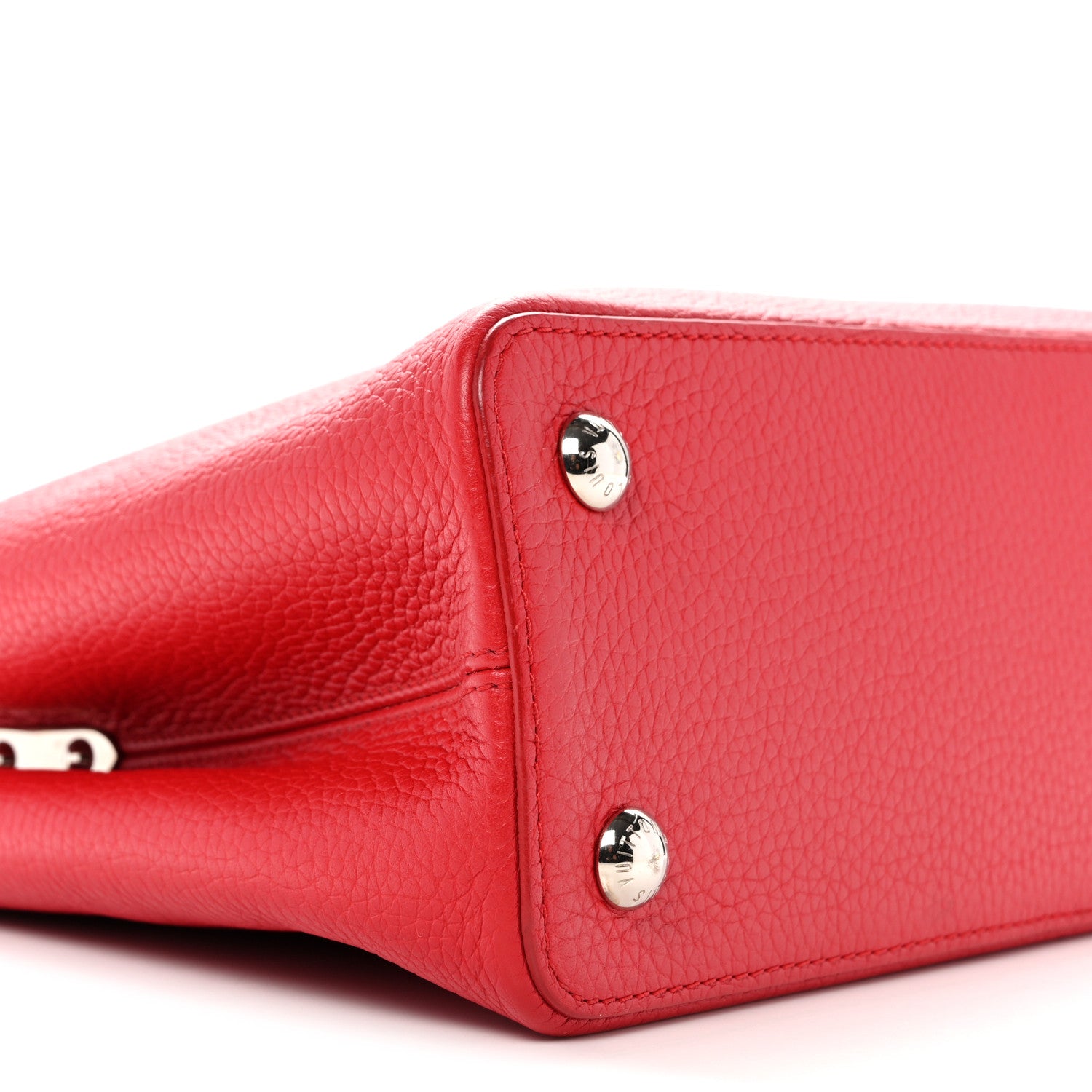 Louis Vuitton Taurillon Capucines PM Rubis 8 of 12