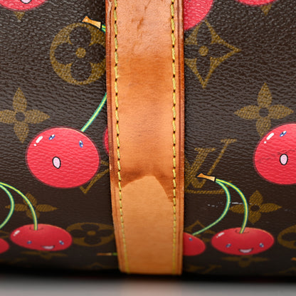 Louis Vuitton Monogram Cerises Keepall 45 15 of 19