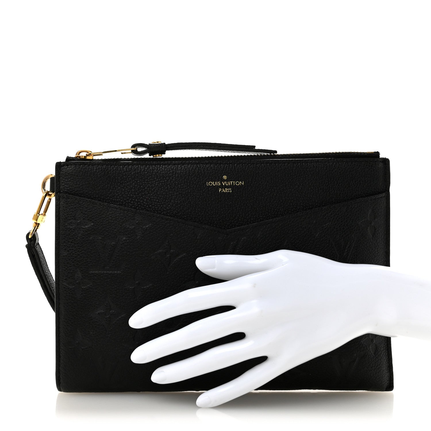 Louis Vuitton Empreinte Pochette Melanie MM Black 2 of 11