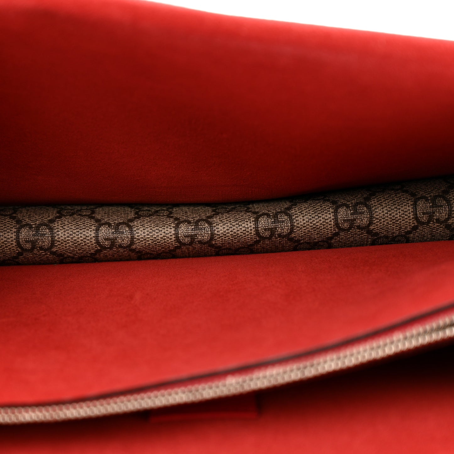 GG Supreme Monogram Small Dionysus Shoulder Bag Red