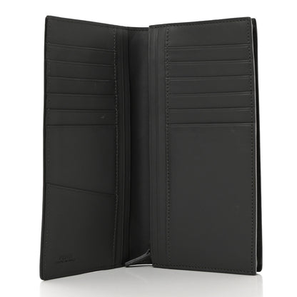 Fendi Vitello Century Elite Monster Eyes Continental Wallet Asfalto Graphite 5 of 9
