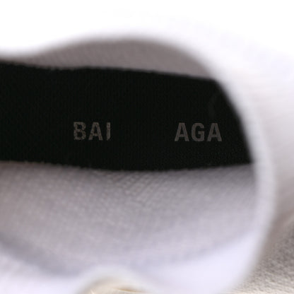 Balenciaga Technical 3D Recycled Knit Bi-Color Sole Womens Speed 2.0 Sneakers 37 White Black 6 of 8