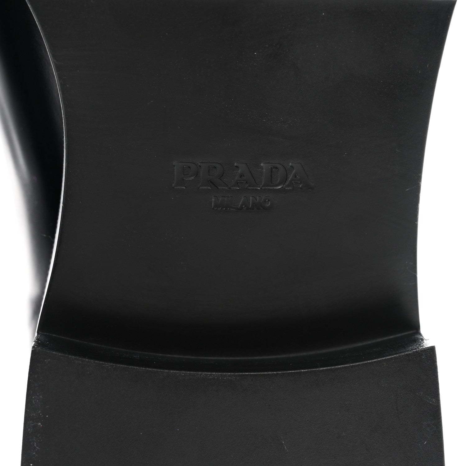 Prada Spazzolato Mens Derby Loafers 9 Black 8 of 11
