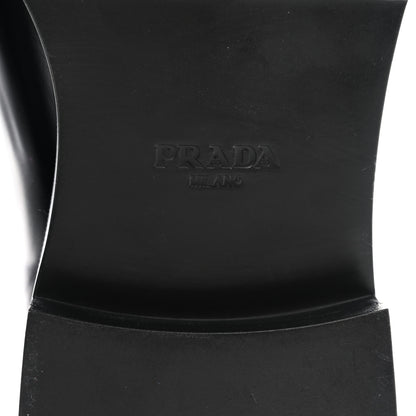 Prada Spazzolato Mens Derby Loafers 9 Black 8 of 11