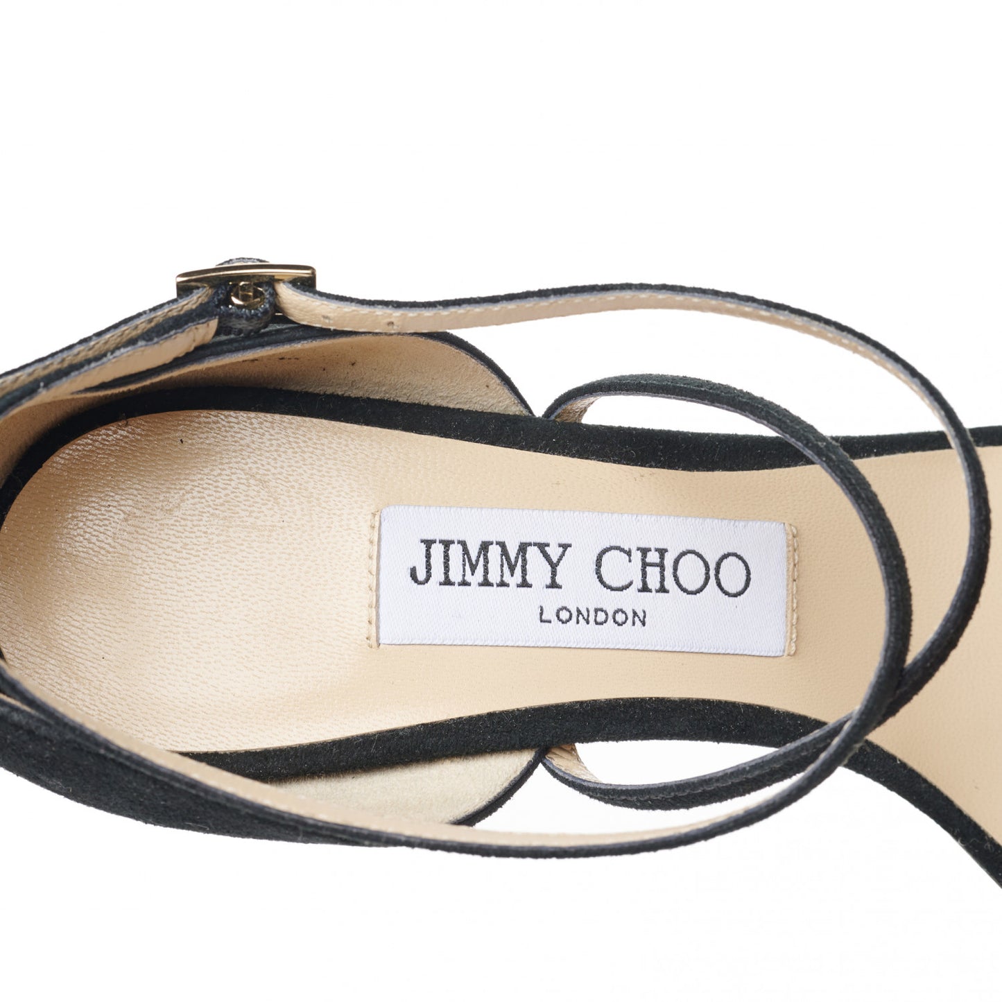 Suede Hesper 85 Sandal 37 Black