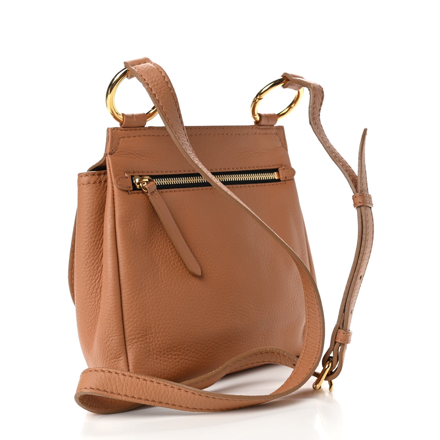 Burberry Deerskin The Bridle Crossbody Pale Clementine 3 of 9