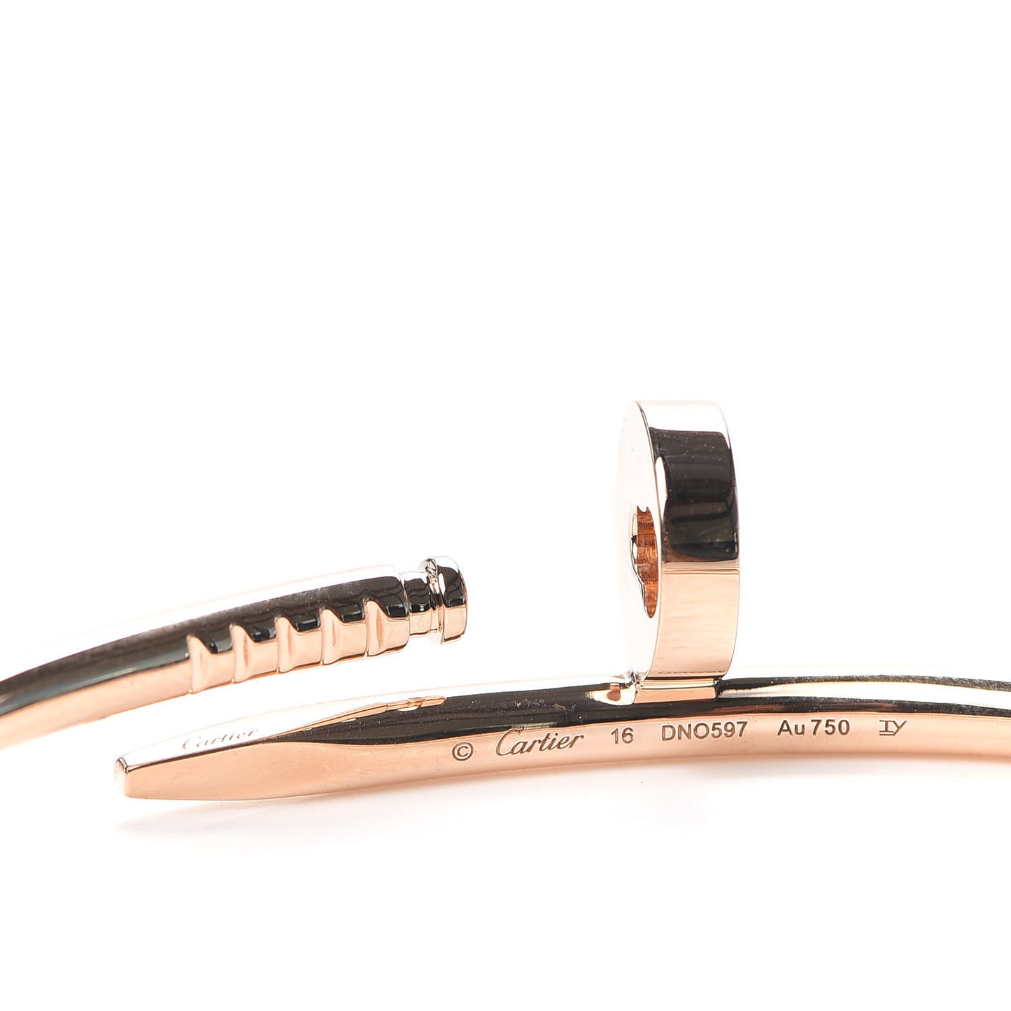 18K Pink Gold Juste Un Clou Bracelet 16