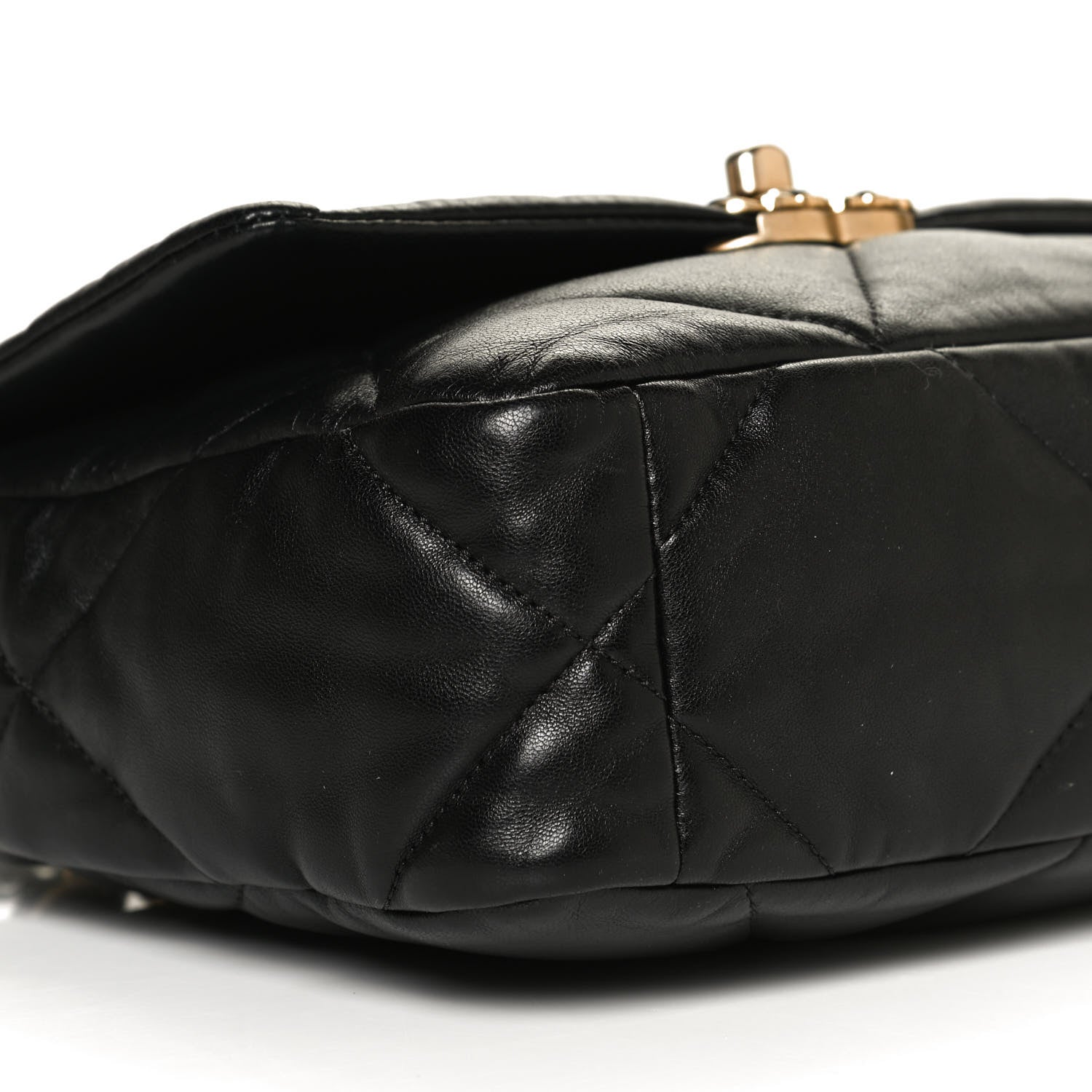Chanel Lambskin Quilted Medium Chanel 19 Flap Black 9 of 10