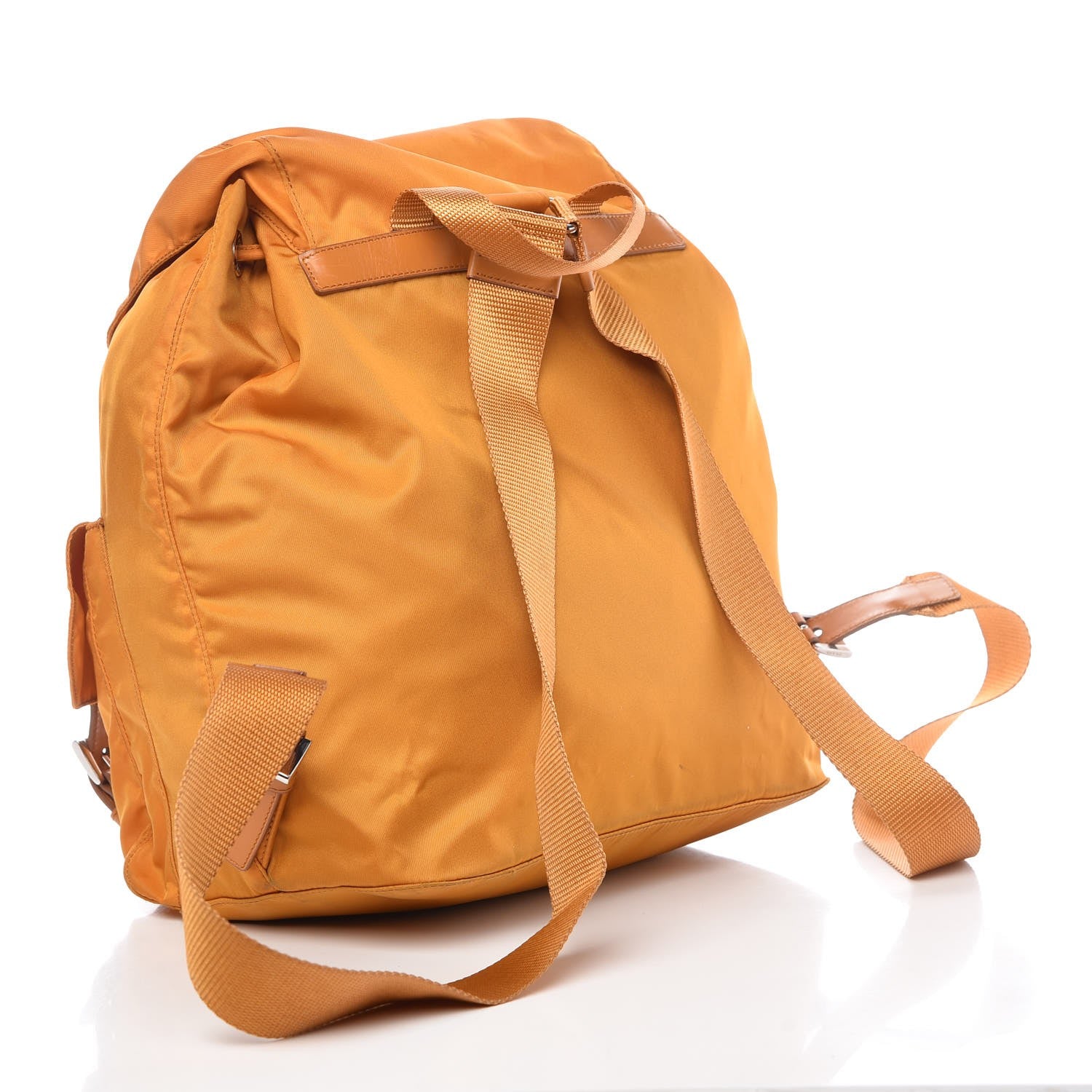 Prada Tessuto Nylon Vela Backpack Ambra 3 of 10