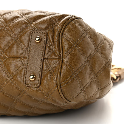 Marc Jacobs Calfskin Quilted Stam Brown 7 of 7