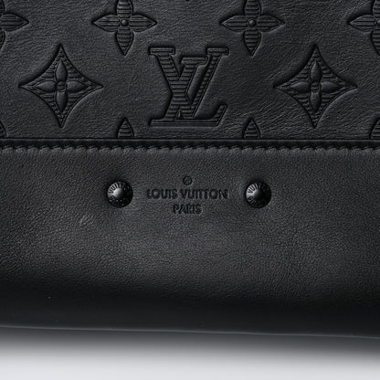 Louis Vuitton Calfskin Monogram Shadow Racer Backpack Black 11 of 13
