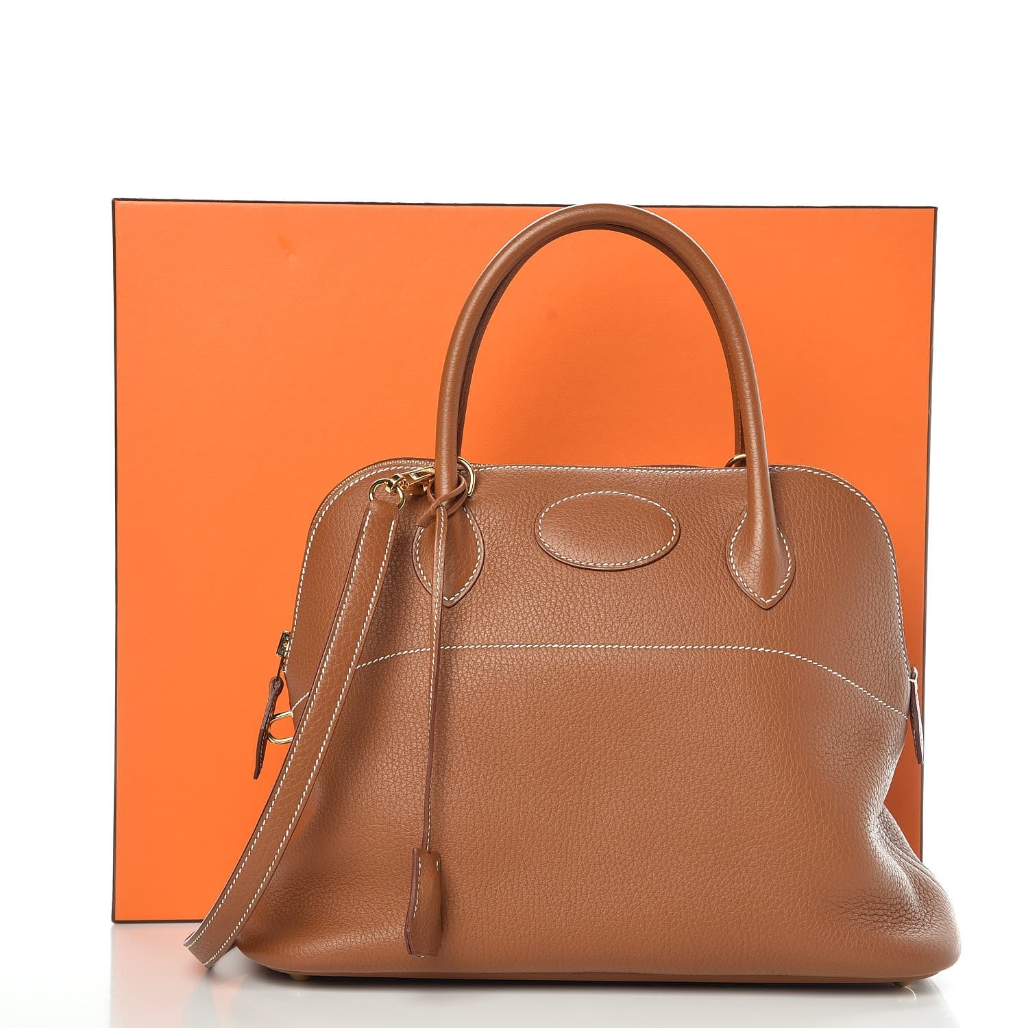 Hermes Taurillon Clemence Bolide 31 Gold 8 of 8