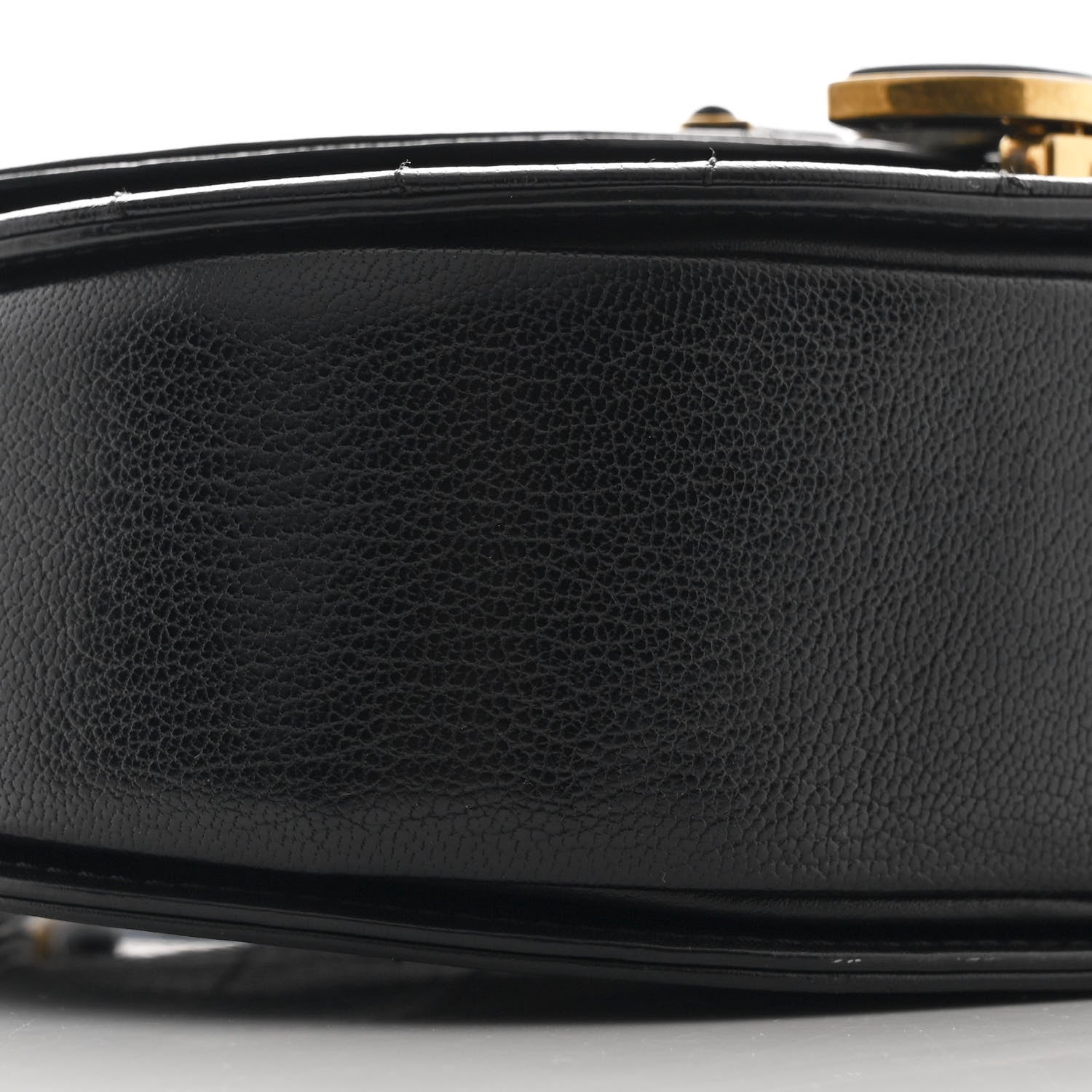 Chanel Shiny Calfskin Goatskin Quilted Small Coco Curve Messenger Flap Black 9 of 11