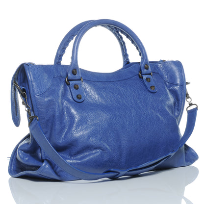 Balenciaga Agneau Classic Hardware City Bleut Bleu Glacier 3 of 7
