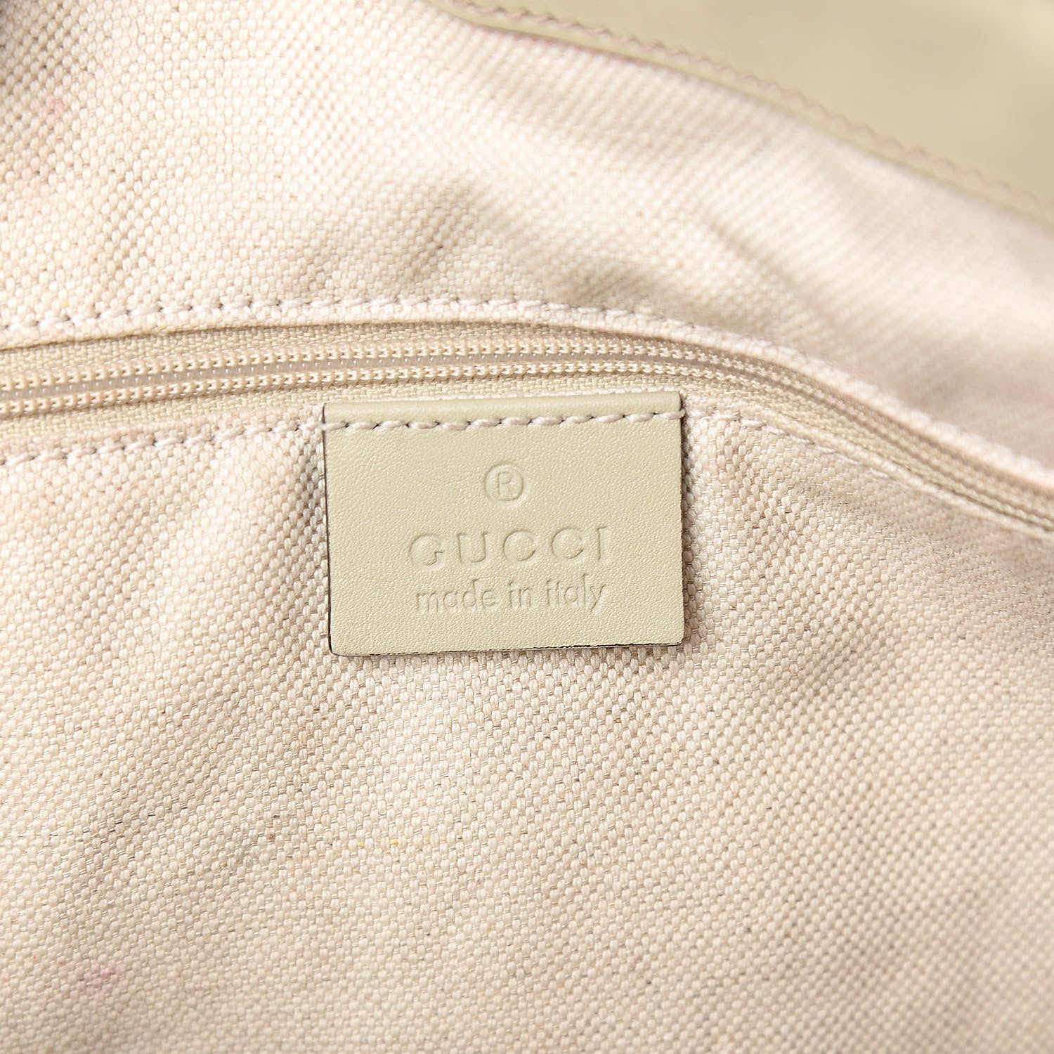 Gucci Monogram Margaux Calfskin Medium Sukey Top Handle Bag Beige Ebony Mystic White 7 of 11