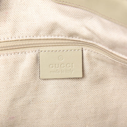 Gucci Monogram Margaux Calfskin Medium Sukey Top Handle Bag Beige Ebony Mystic White 7 of 11