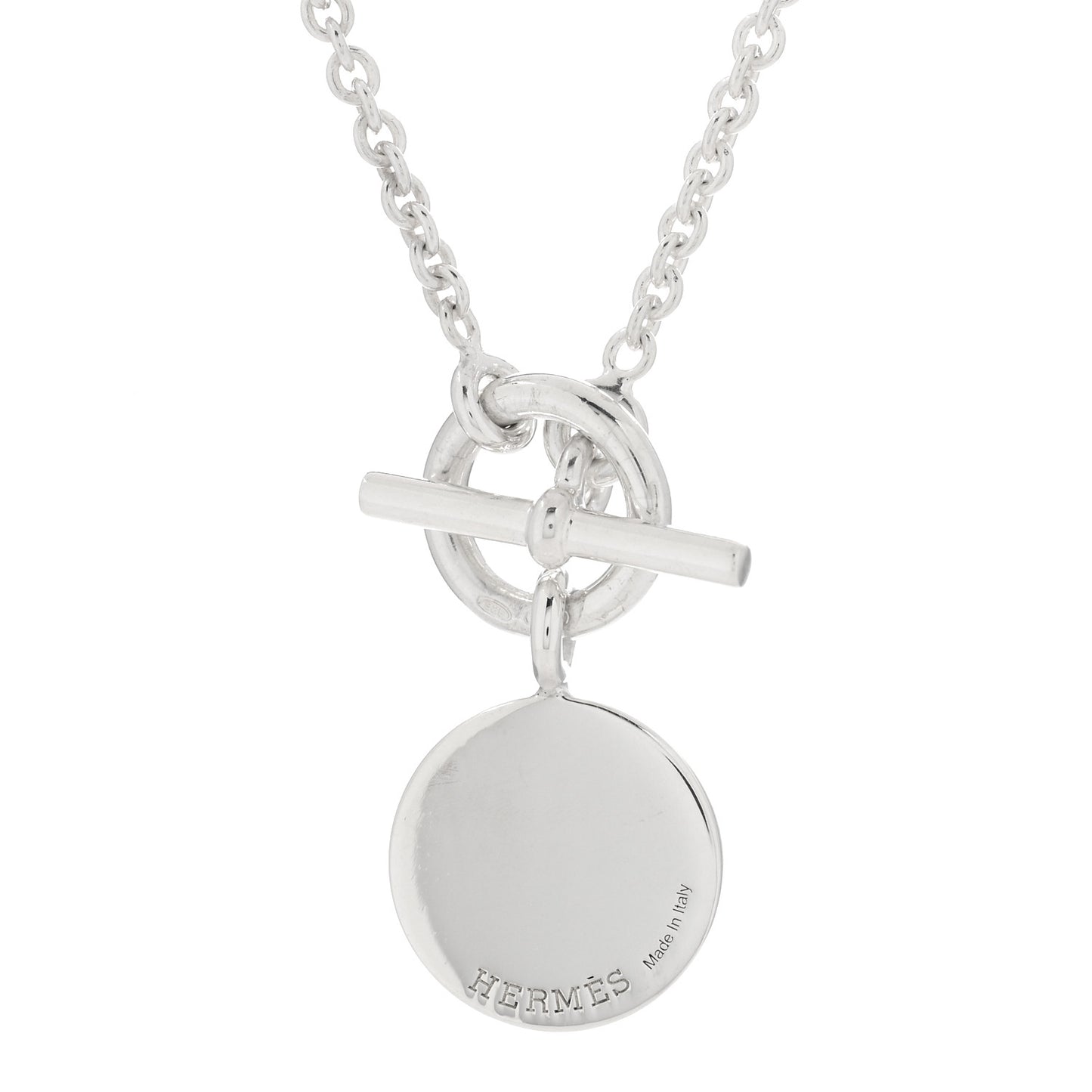 Sterling Silver Amulettes H Confettis Pendant Necklace