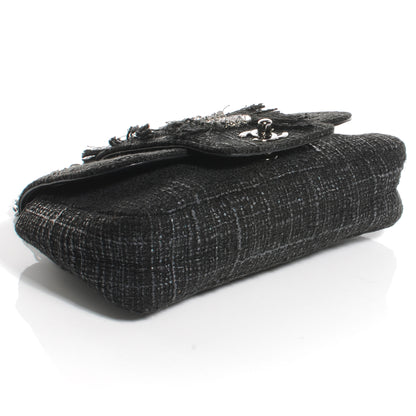 Chanel Tweed Swarovski Crystal Small Flap Black 4 of 7