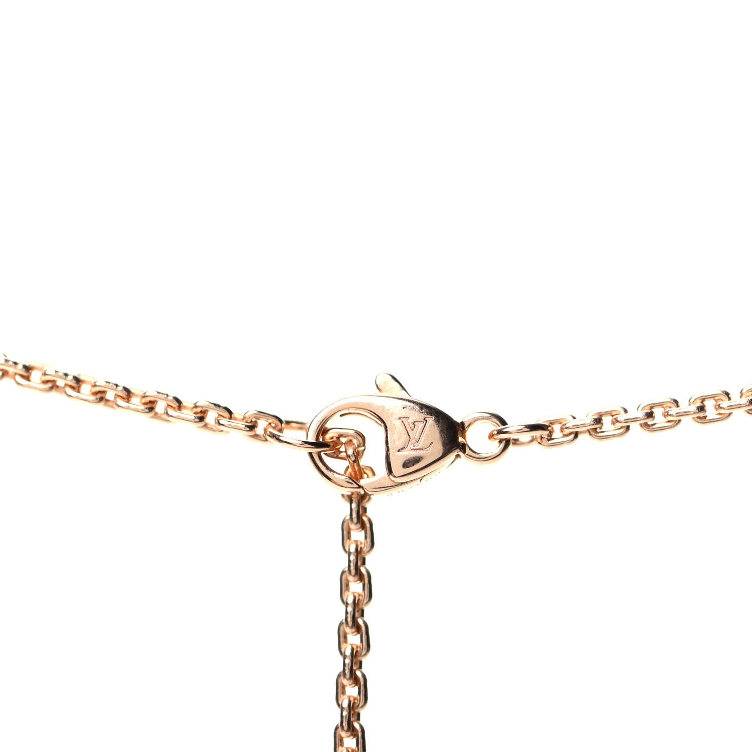 Louis Vuitton 18K Yellow White Rose Gold Diamond Idylle Blossom Y Pendant Necklace 4 of 4