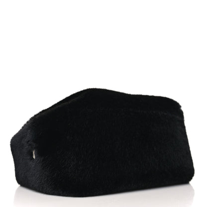 Alexander Wang Faux Fur Small Scrunchie Bag Black 4 of 9