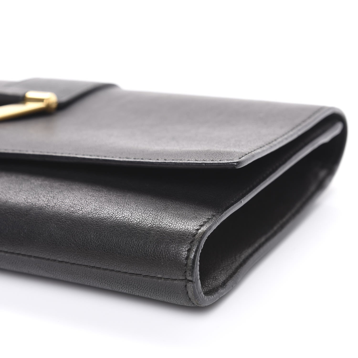 Saint Laurent Calfskin Classic Y Ligne Clutch Black 10 of 11