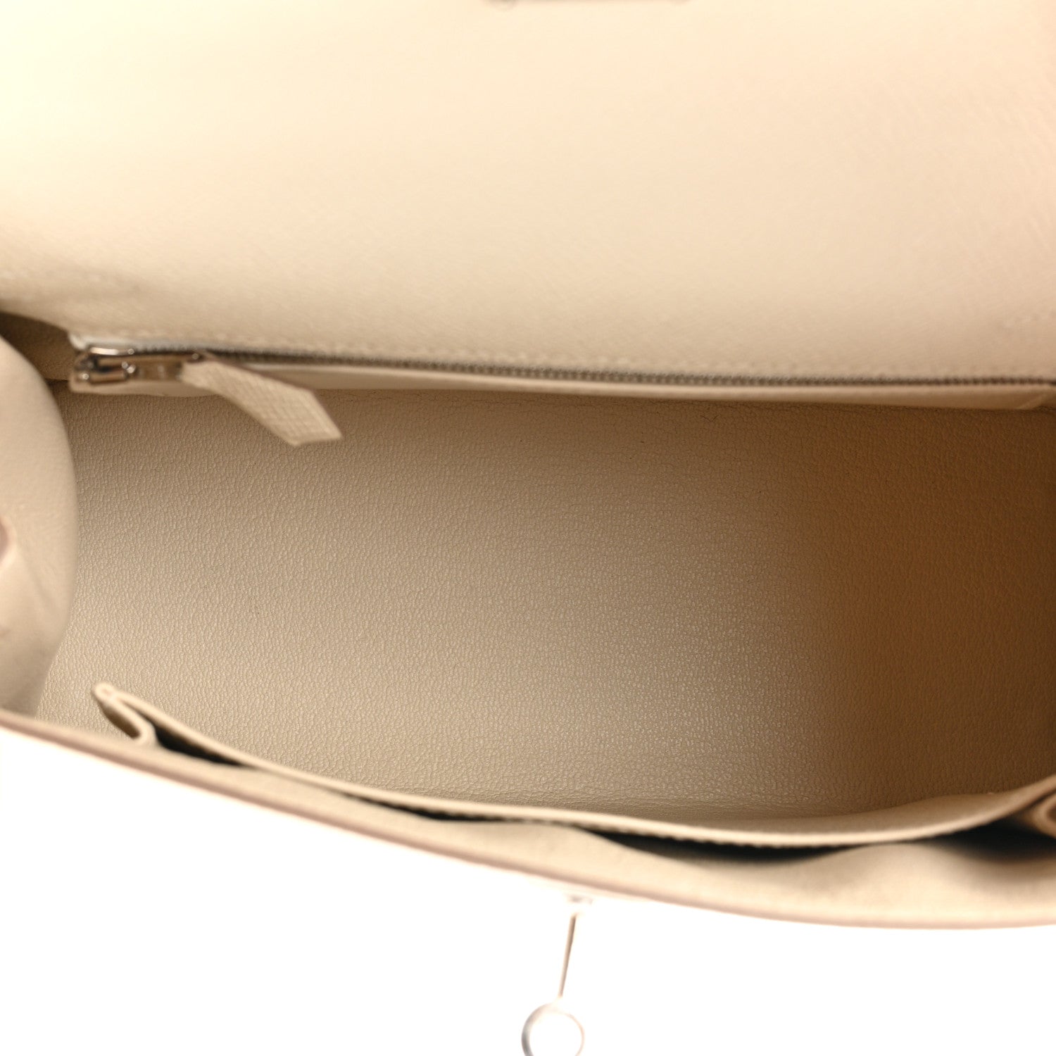 Hermes Epsom Kelly Sellier 25 Craie 5 of 14